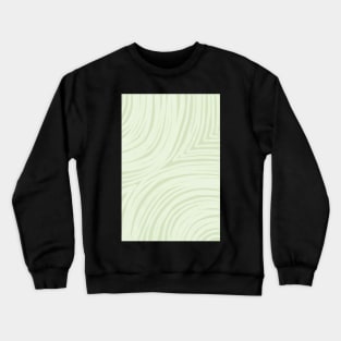 Mint green geometric line art Crewneck Sweatshirt